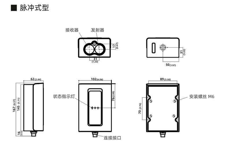 脉冲式激光测距传感器(图1)